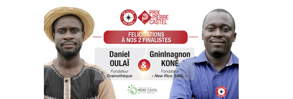 OULAÏ & KONE, LES 2 FINALISTES DU PRIX PIERRE CASTEL DE SOLIBRA