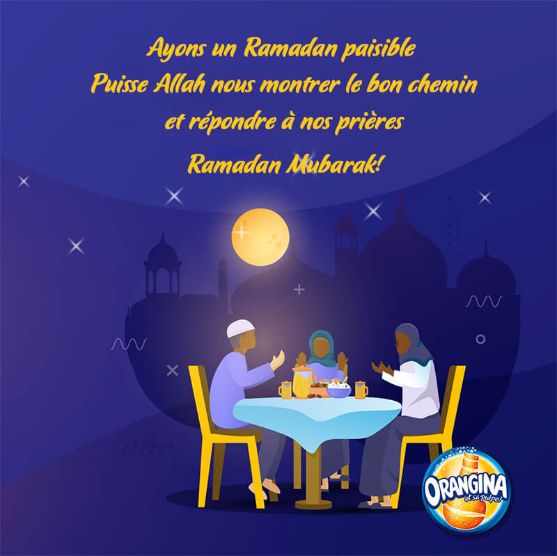 Ayons un Ramadan paisible. Puisse Allah nous montrer le bon chemin et