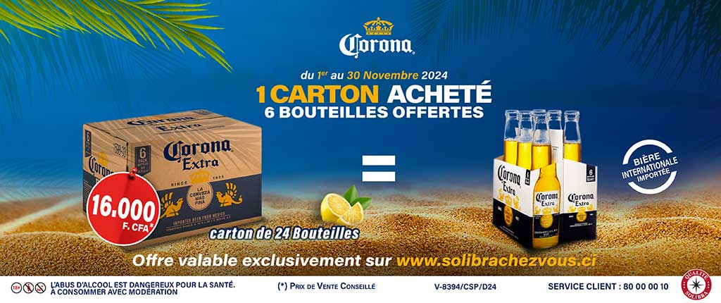 PROMO_CORONA_EXTRA_1_CARTON___6_BOUTEILLES_OFFERTES